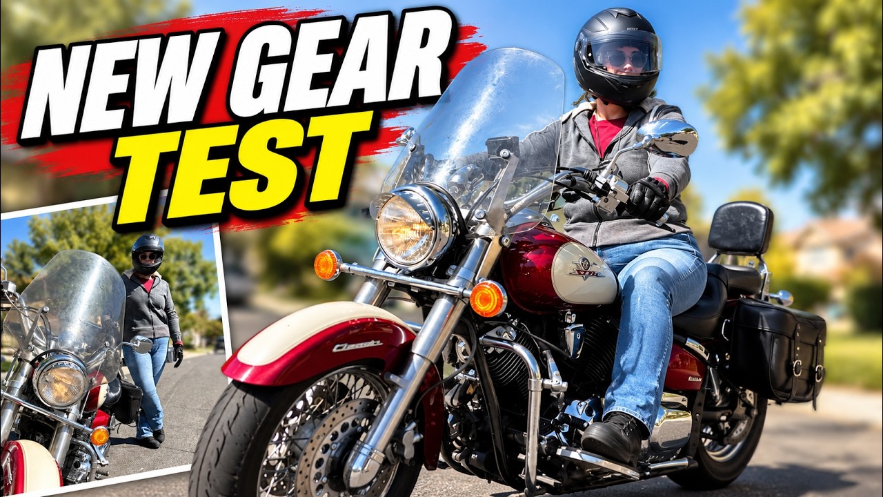 New Riding Gear Test | Jacket, Shoes & Yamaha V Star Ride