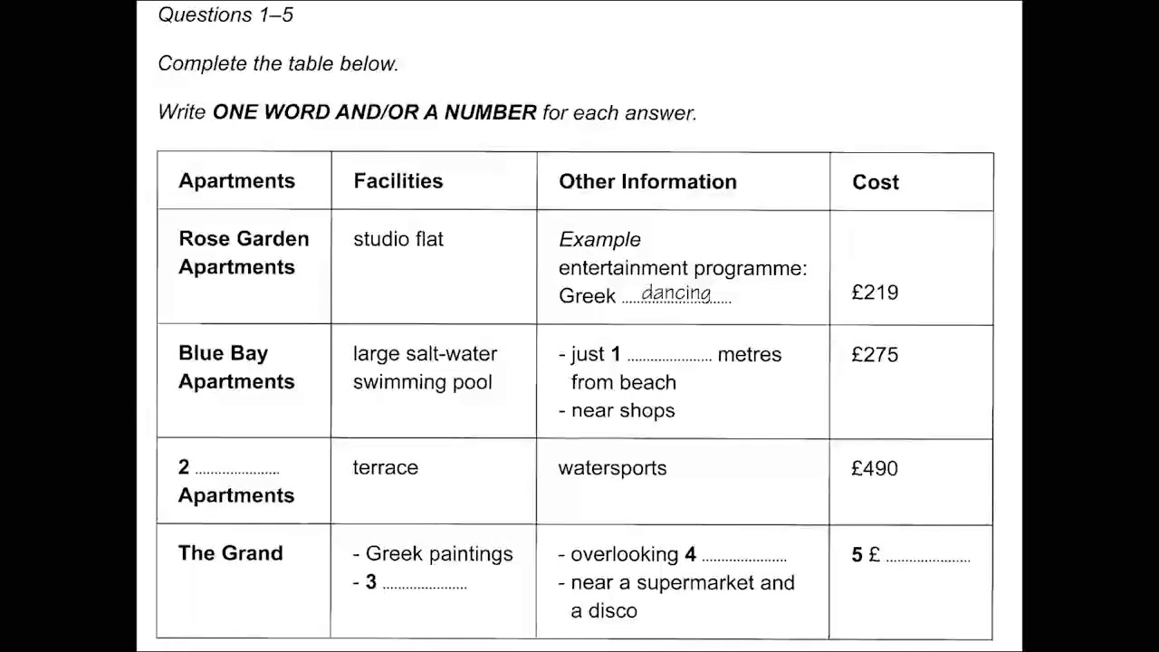 Ielts Listening Test 3 Book 9 2018 , Answers British Council