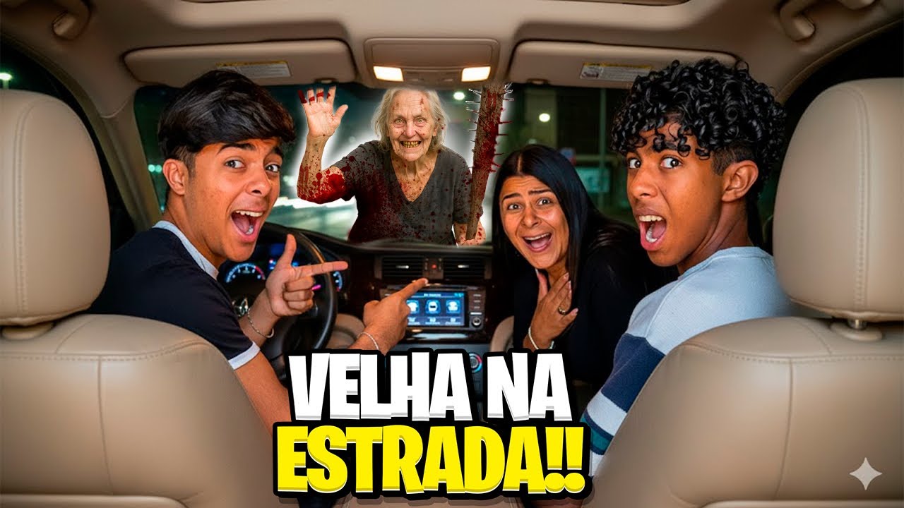 A VELHA ASSUSTADORA APARECEU NA ESTRADA DE MADRUGADA…😰 *episodios completos