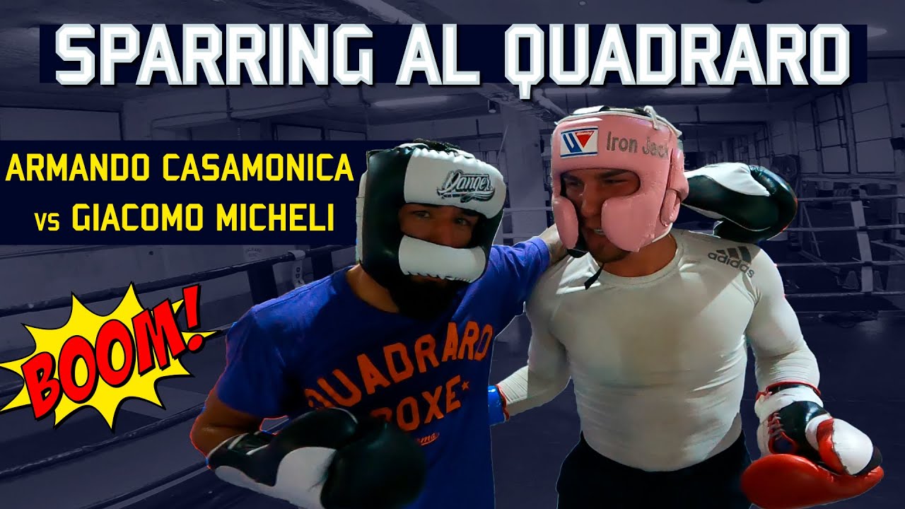 Armando Casamonica Vs Giacomo Micheli - SPARRING AL QUADRARO - pugilato di alto livello
