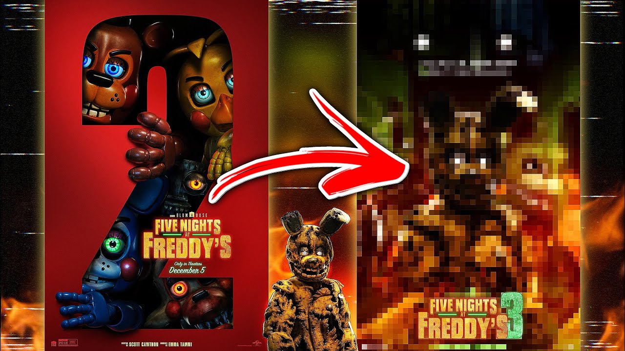 [RareGalaxy5] Делаю постер к фильму Five Nights At Freddy’s 3 на заказ! #5