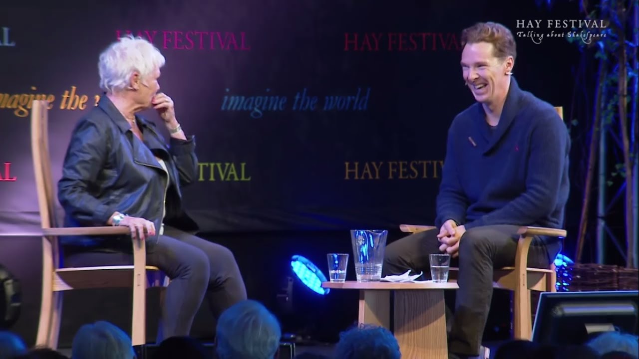 Benedict Cumberbatch - With Judi Dench in Twelfth Night - Hay Festival 2014 (Legendado PT)