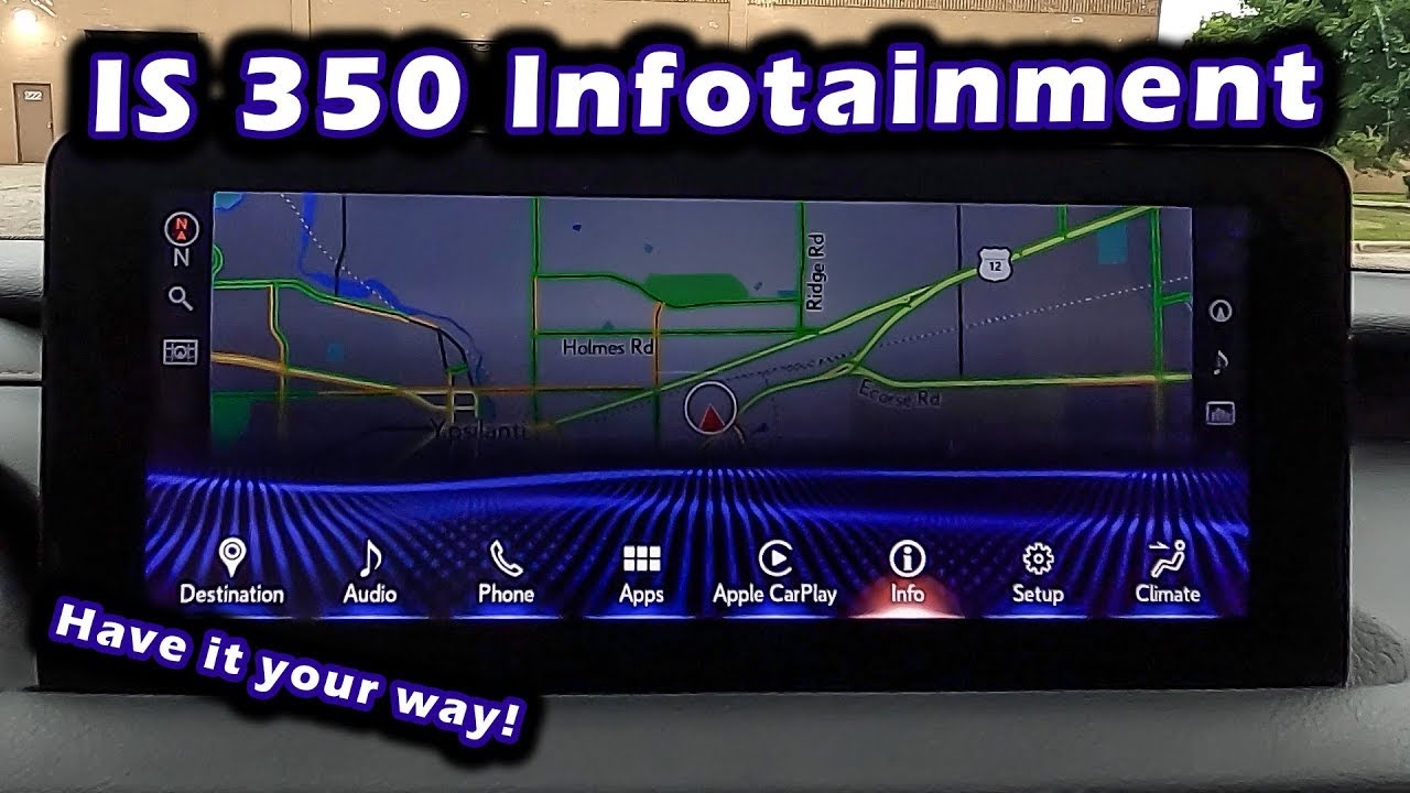 2022 Lexus IS — Infotainment Review | Touchpad, Apple CarPlay, Android Auto How-To