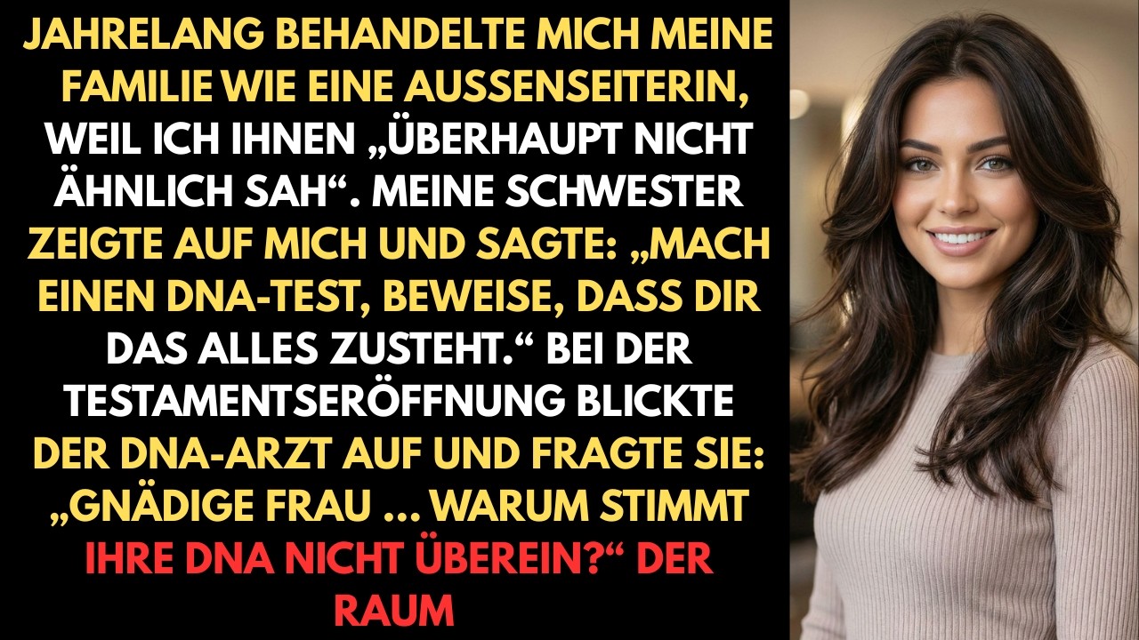 Meine Schwester hat einen DNA-Test erzwungen, um zu beweisen, dass ich das Erbe nicht verdiene
