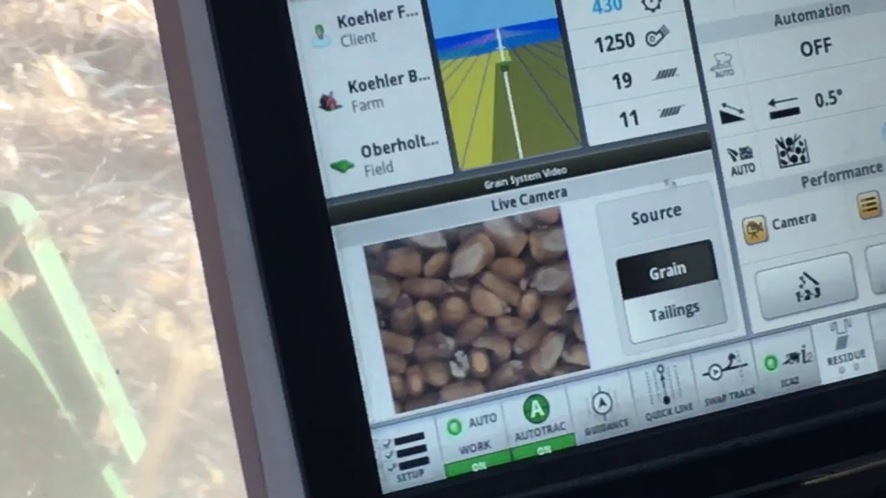 Inside the John Deere S780 Combine - Koehler Family Farms