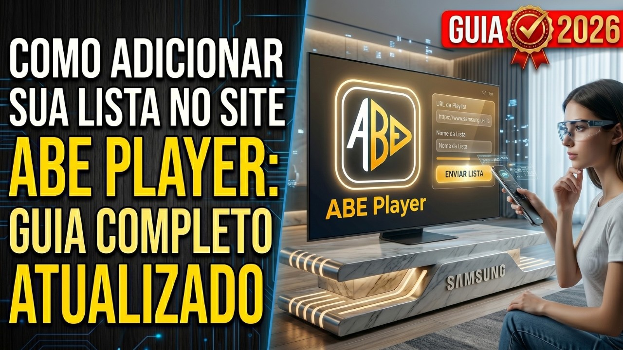 ABE Player &ndash; Como Adicionar Sua Lista no Site (GUIA COMPLETO ATUALIZADO)