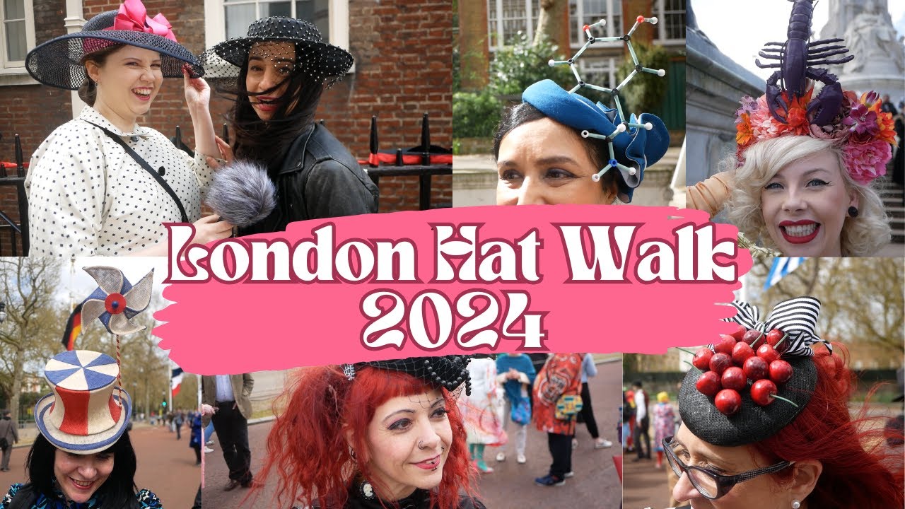London Hat Walk 2024 | Millinery VLOG 👒📷 |  Millinery Hat Making | World Hat Walk 2024