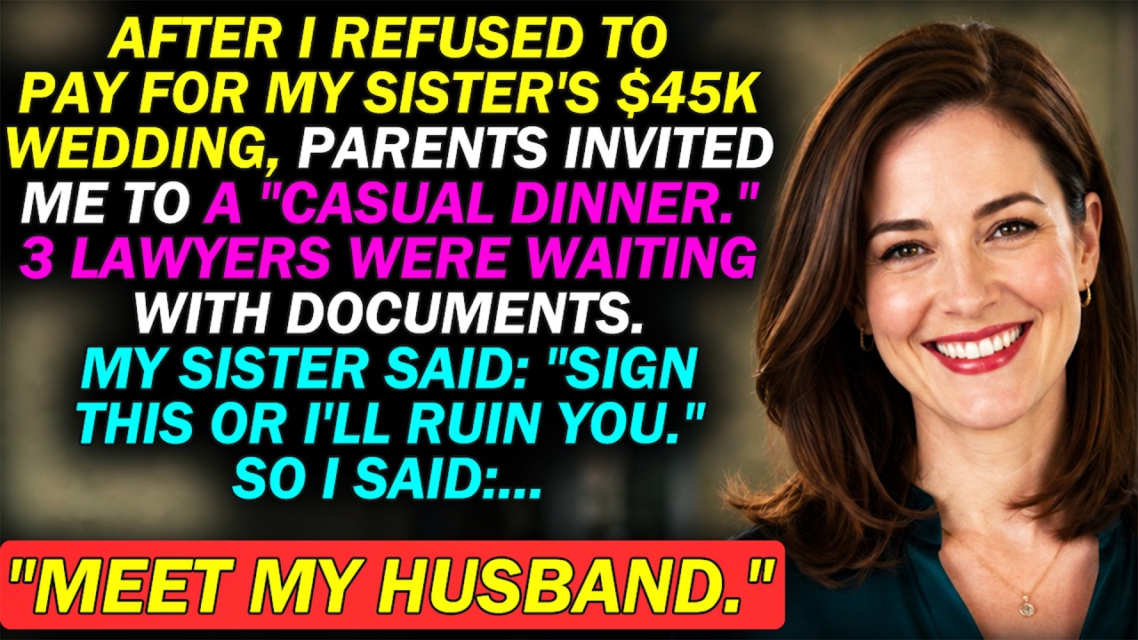 After I Refused To Pay For My Sister's $45K Wedding, My Parents Said: 
