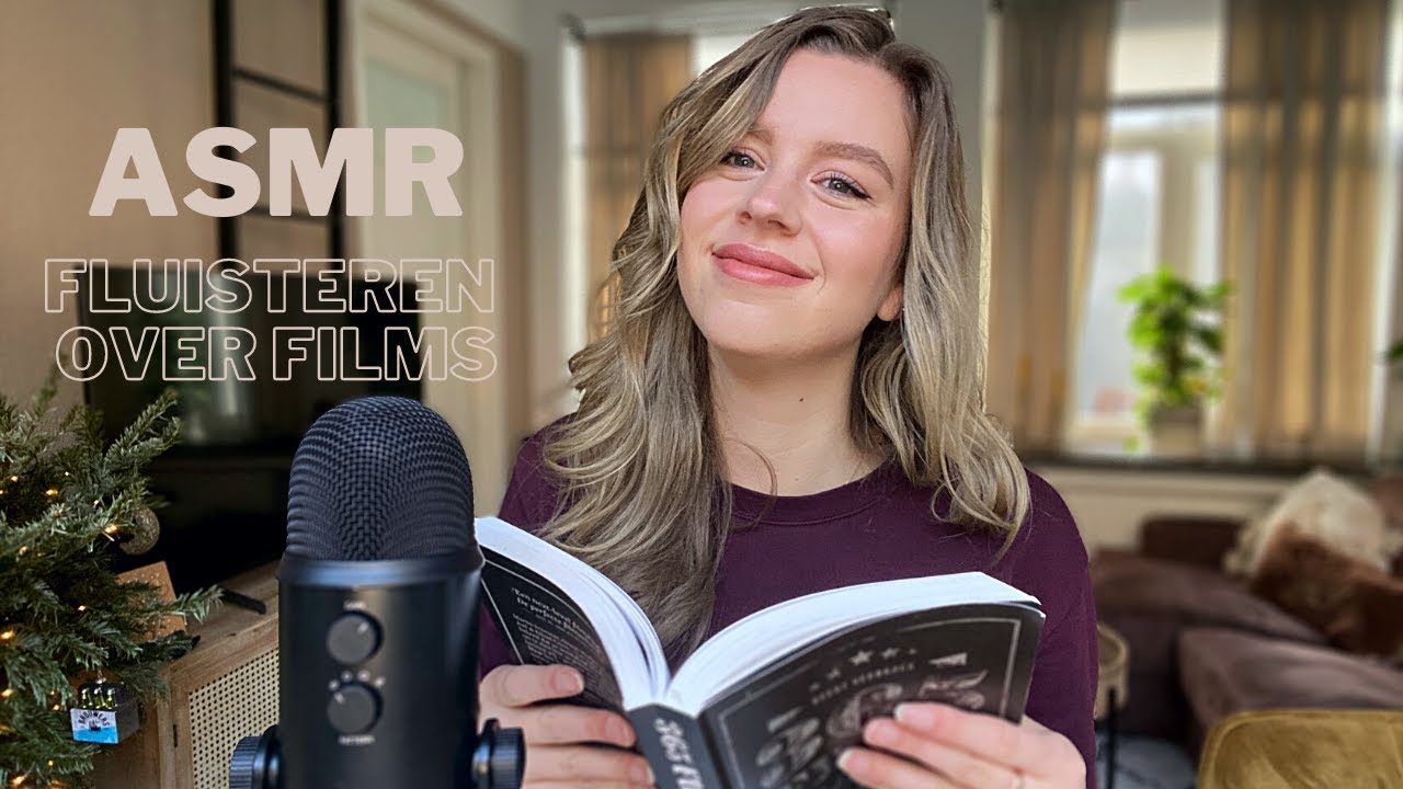 ASMR Fluisteren over Films 🎥 I Nederlandse ASMR I Boek Pagina's, Voorlezen, Tappen, Papier Triggers