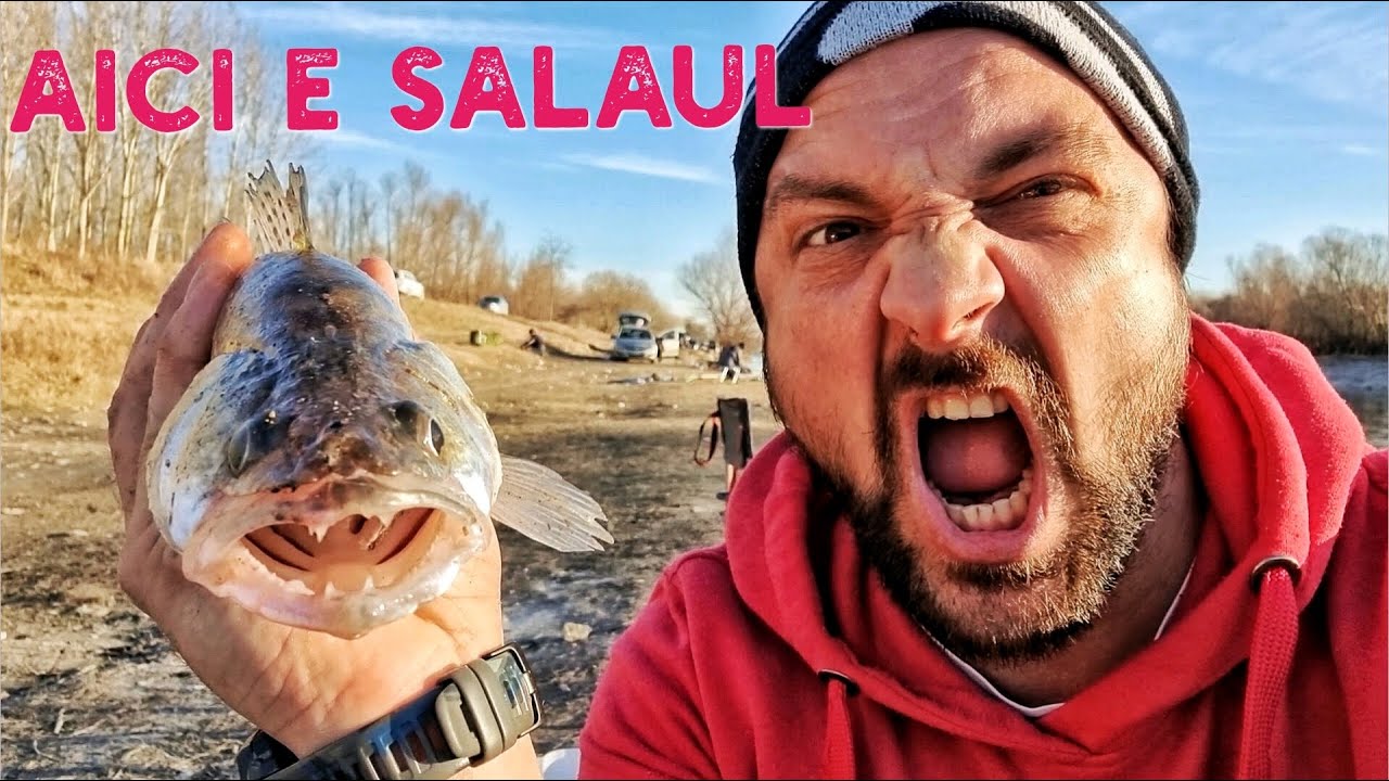 Pescuit La SALAU cu PESTISOR pe Canalul De Apa Calda CERNAVODA x PESCARII SINCERI x Ianuarie 2022
