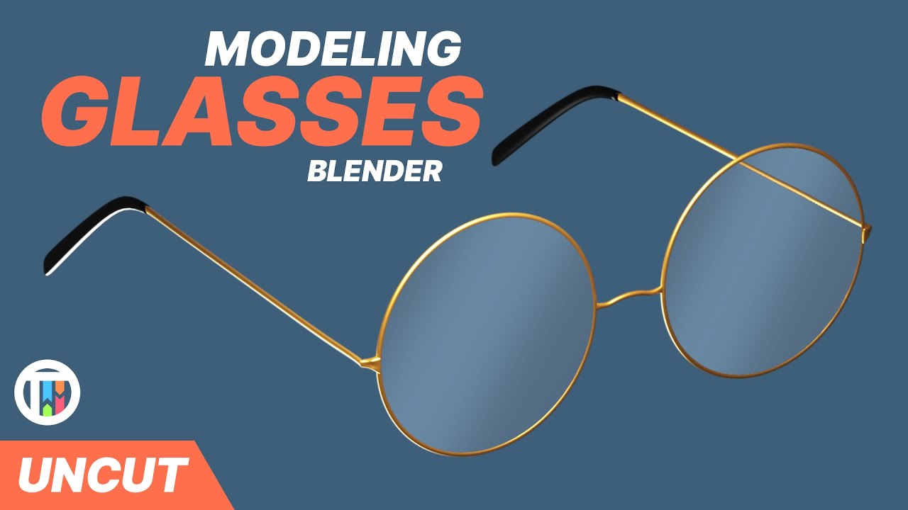Modeling Glasses in Blender - UNCUT | TutsByKai