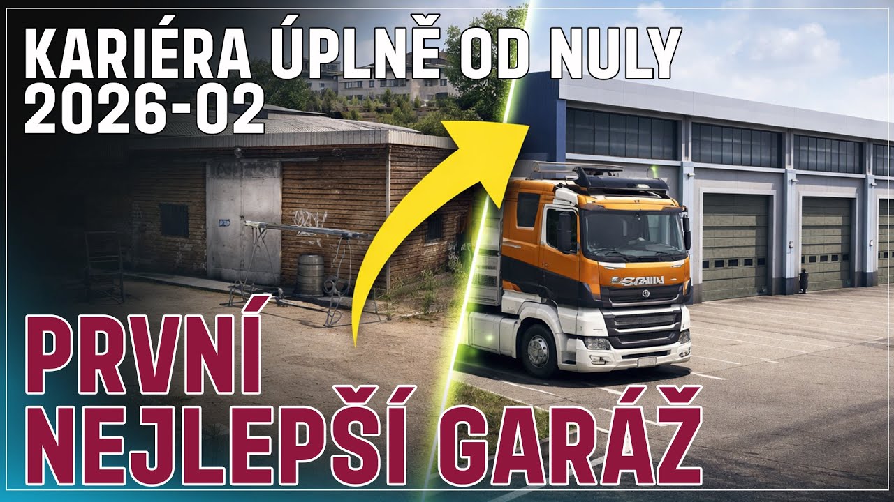 N&aacute;kup gar&aacute;že v ETS2 E02 | KARI&Eacute;RA | EURO TRUCK SIMULATOR 2 CZ | ETS2