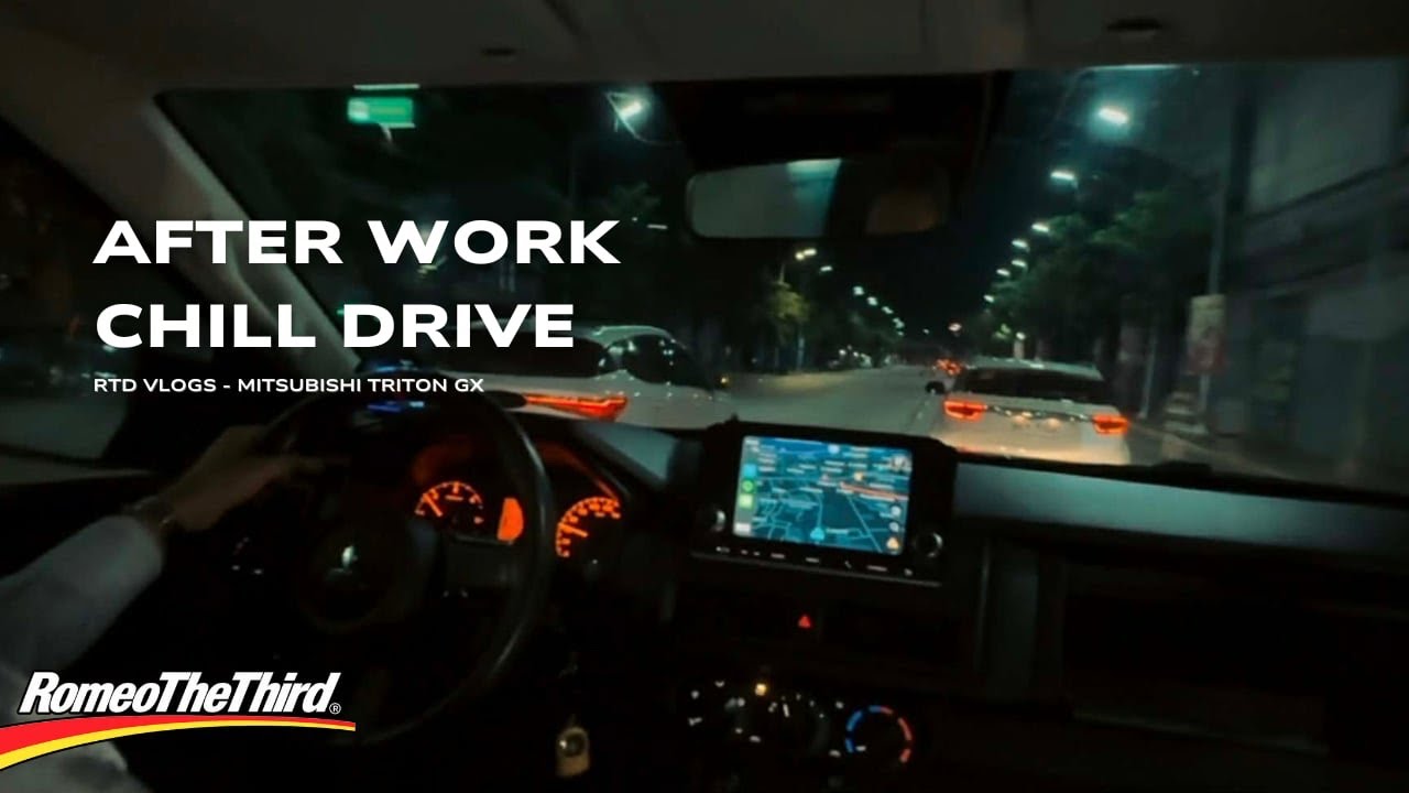 POV DRIVE | THE CHILL DRIVE AFTER WORK - MITSUBISHI TRITON GX 2026