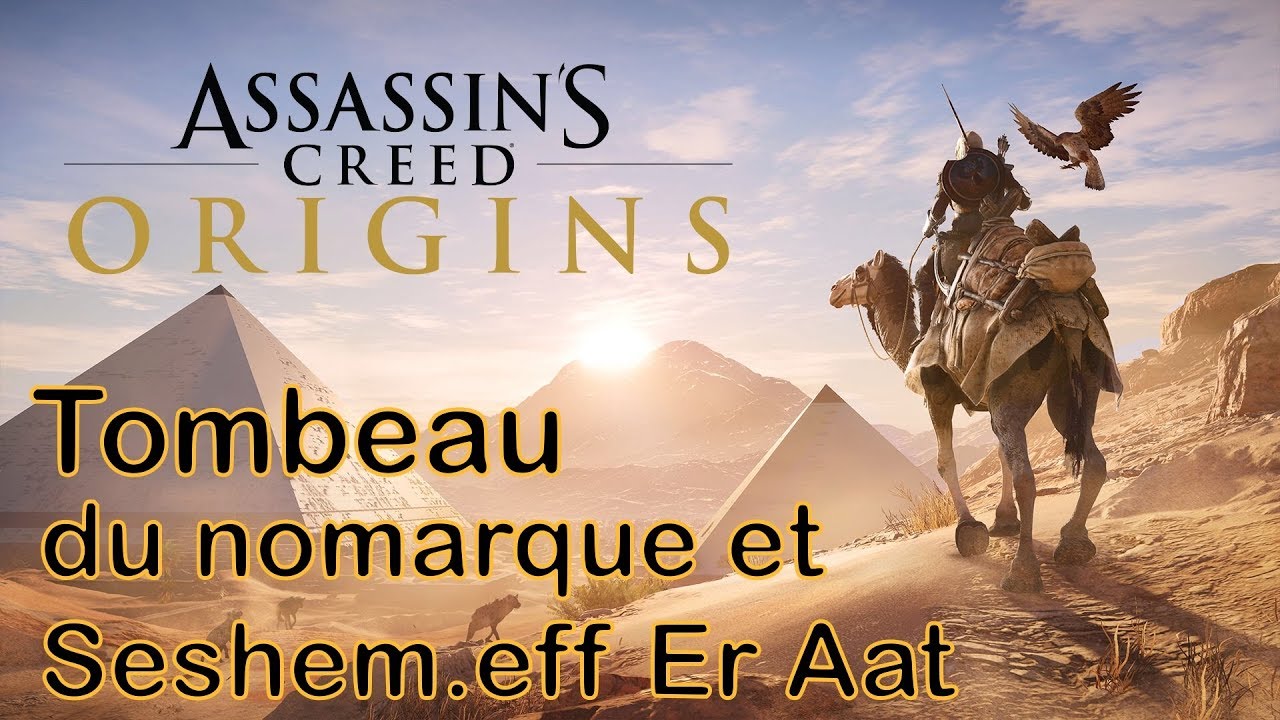 Assassin's Creed Origins | Tombeau du nomarque et Seshem.eff Er Aat (DESERT NOIR)