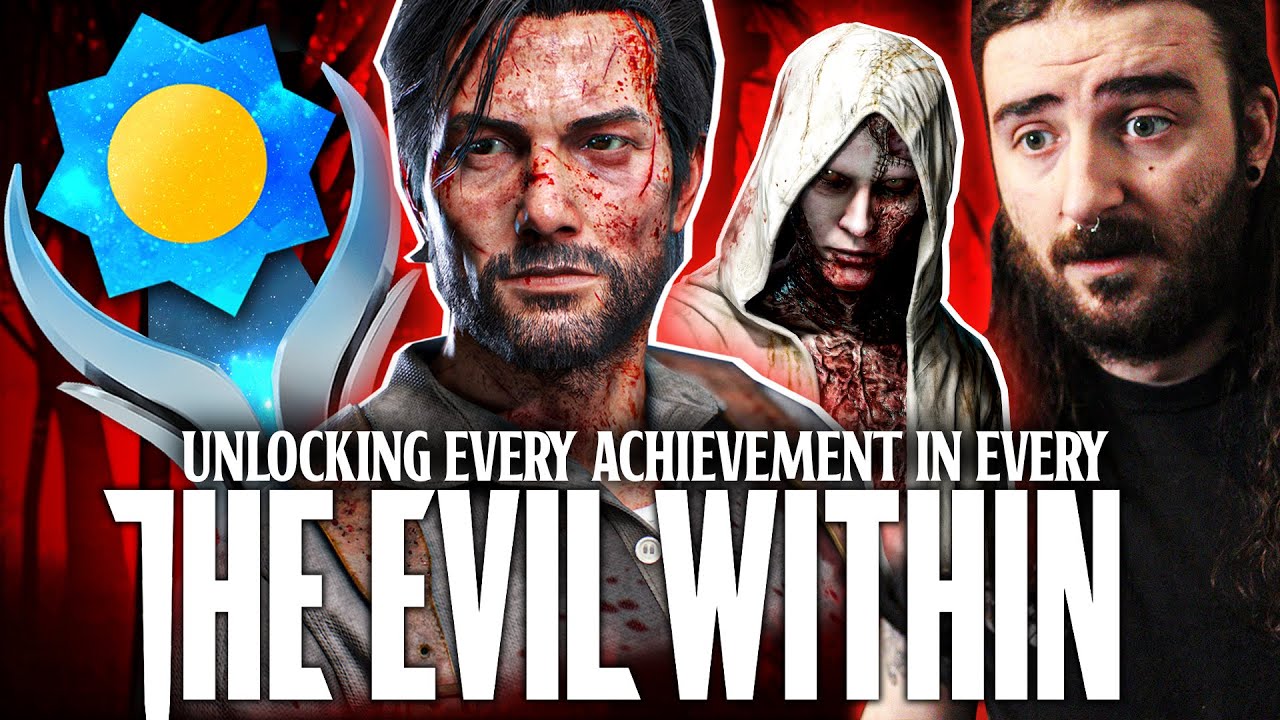 I Unlock EVERY ACHIEVEMENT in EVERY EVIL WITHIN - The Achievement Grind Supercut