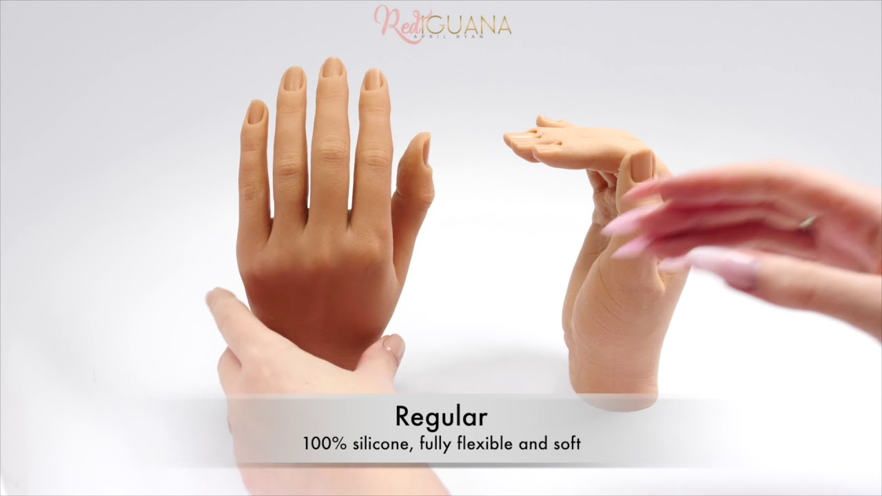 Regular and Poseable Silicone Practice Hands | Red Iguana | April Ryan