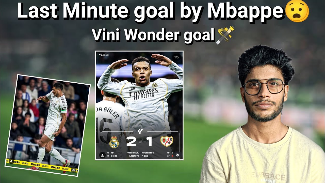 Vini യുടെ കിടിയൻ Goal | അവസാന നിമിഷം ജയിച്ച് Real Madrid | 