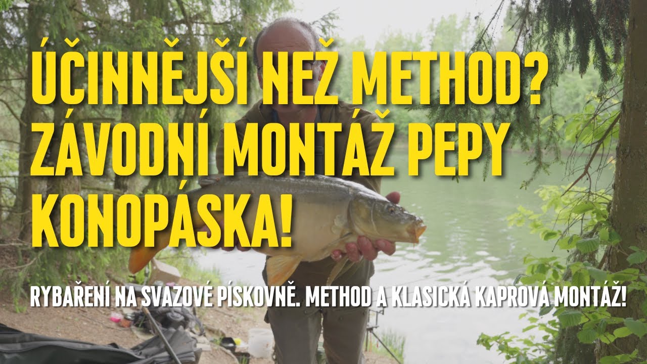 Účinnější než method? Tuhle závodní montáž od Pepy Konopáska určitě vyzkoušejte!