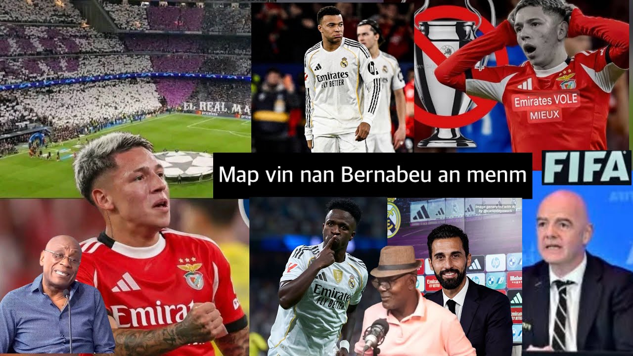 Ti Ajanten an Prestianni anonse lap vin nan Bernabeu a menm poul wè sa Real Madrid ap pare pou li a