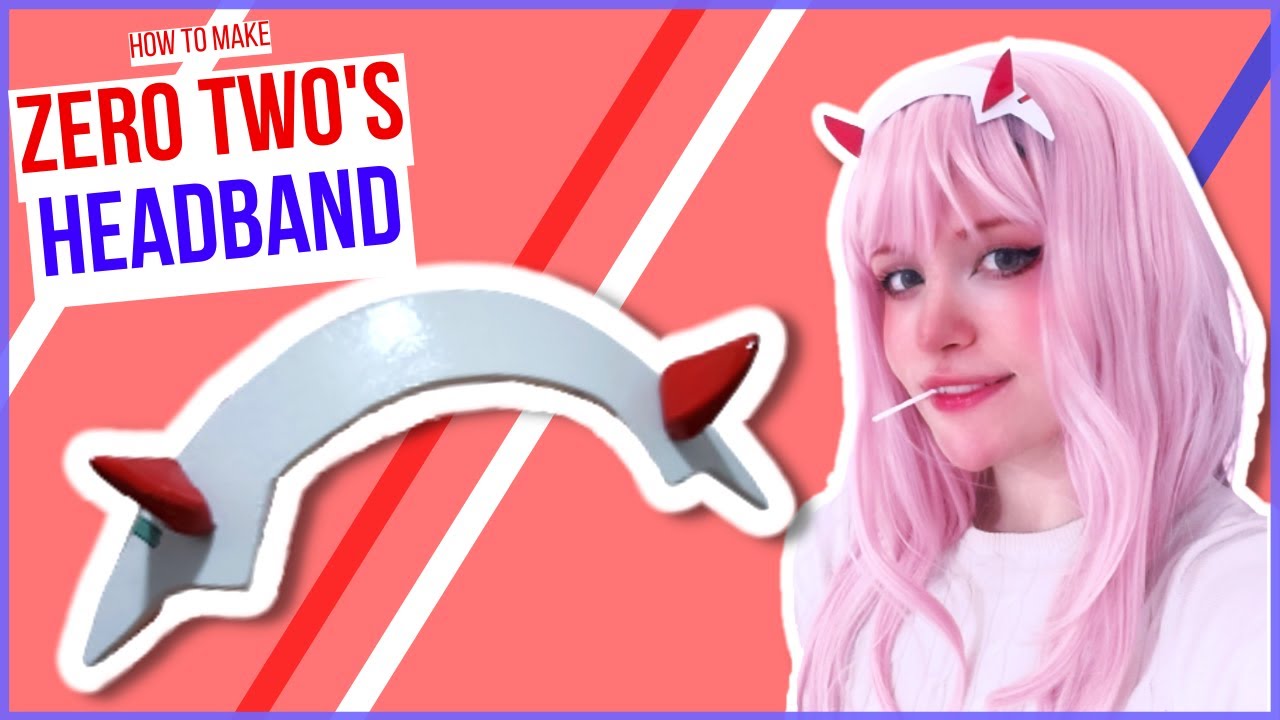 Como Fazer a Tiara da ZERO TWO | Zero Two Cosplay Tutorial