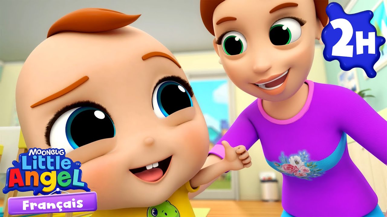 Tout le monde aide à la maison 🧹 Apprenons les tâches avec Bébé John | Little Angel Français