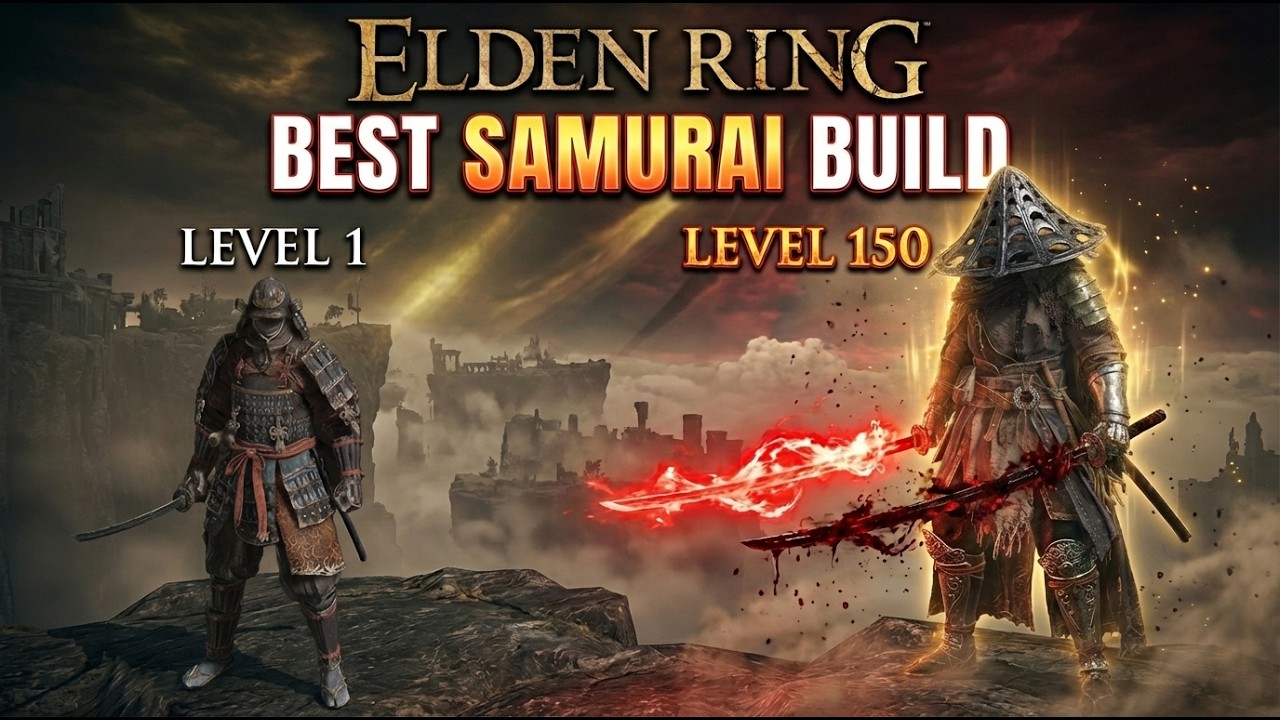 Elden Ring: Best Samurai Build From Start to End (Full Guide)