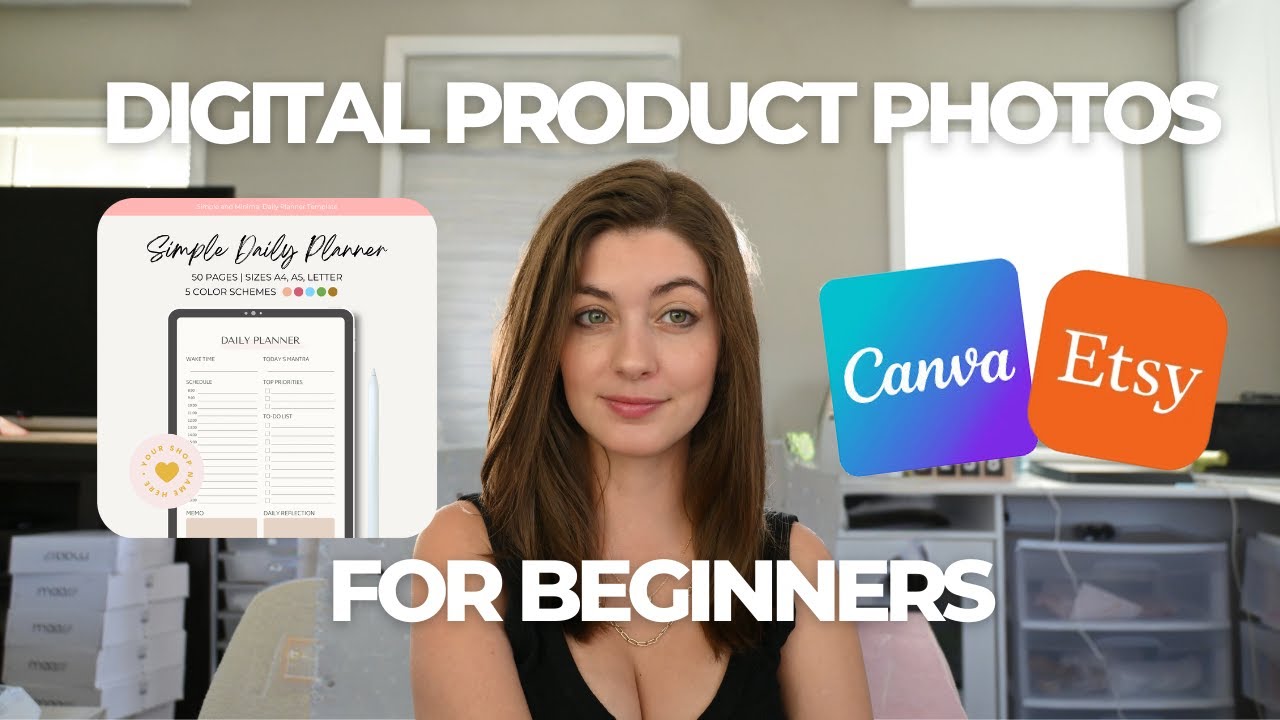 How to Create Listing Photos for Digital Products on Etsy Using Canva