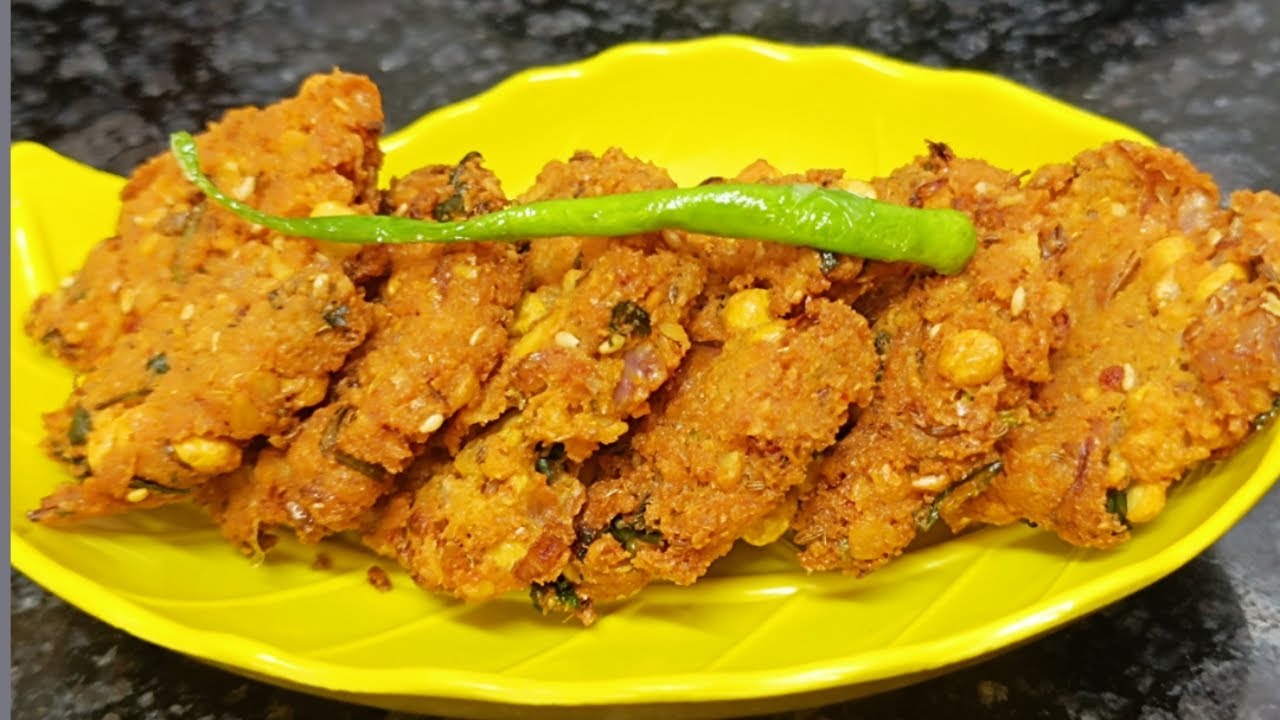 चना दाल टिकडी भजिया | Chana Dal Tikdi Bhajiya | Tiksdi Bhajiya | Chana Dal Pakode |