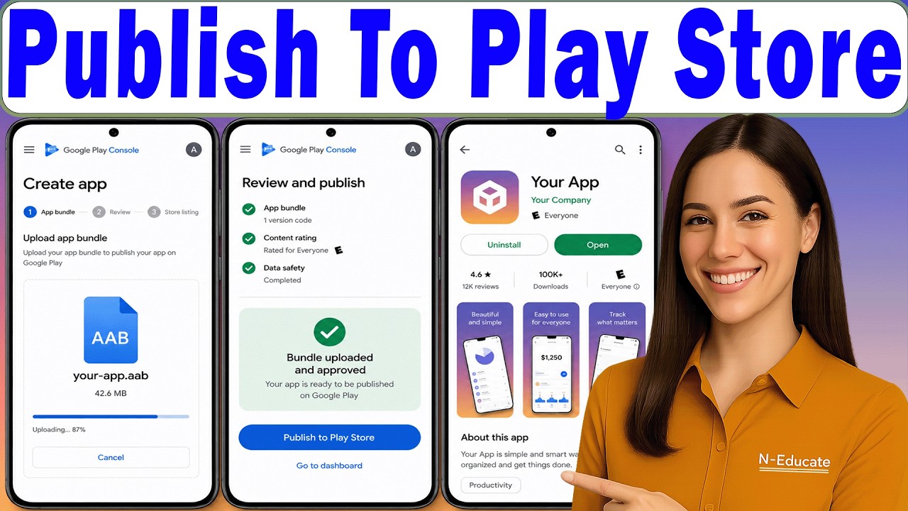How to Publish Google AI Studio Android App to Play Store (Complete Closed Testing Guide)