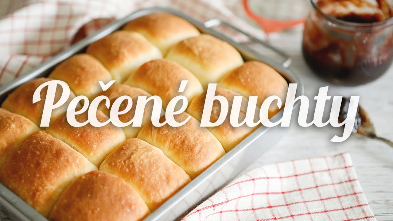 Kysnuté pečené buchty so slivkovým lekvárom - video recept
