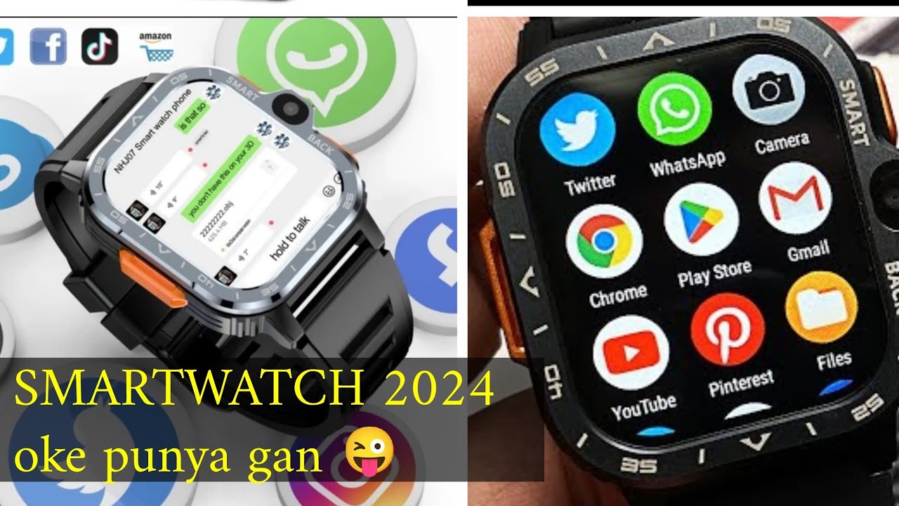 PGD Smartwatch 2024 4G/5G 4Ram/64Rom Simcard Review Jujur Smart Watch Tuntas