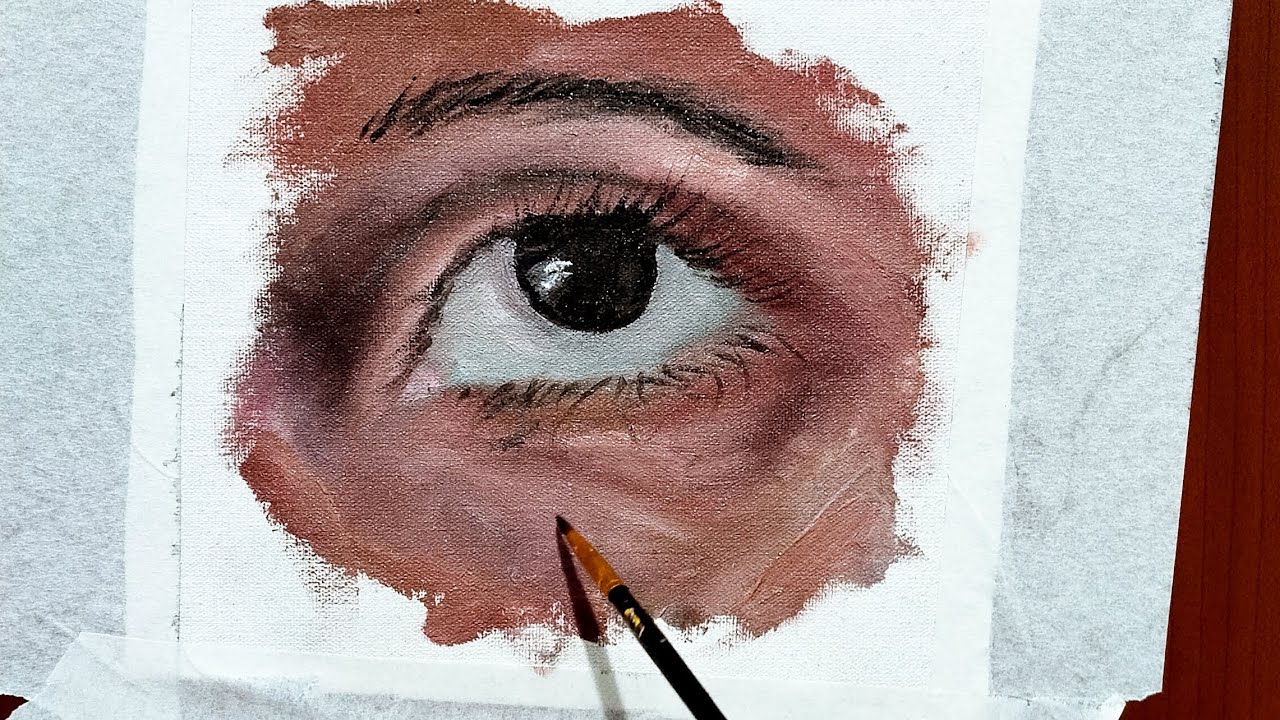 HOW TO PAINT Realistic with acrylic - acrylic painting for beginners #4