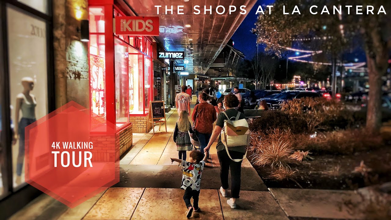 Exploring The Shops at La Cantera at Night - San Antonio Texas - 4K Walking Tour