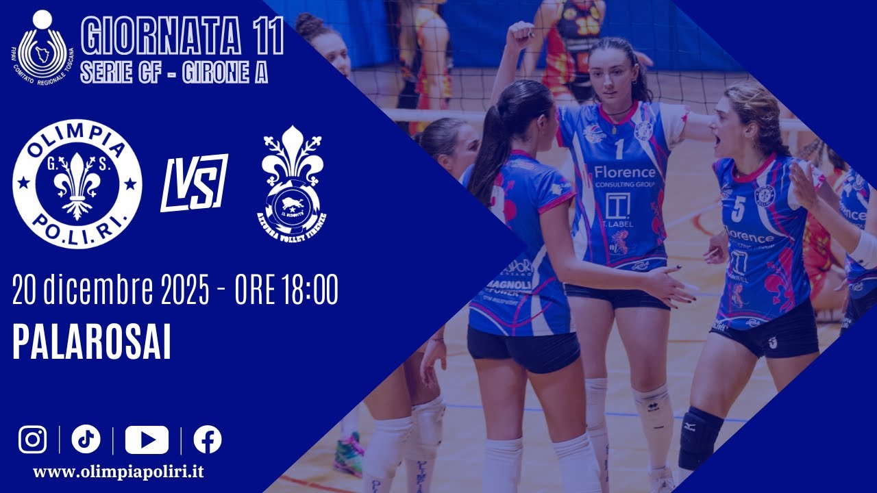 CFA - 11° giornata | Olimpia Po.Li.Ri. vs Il Bisonte Volley [20/12/2025]