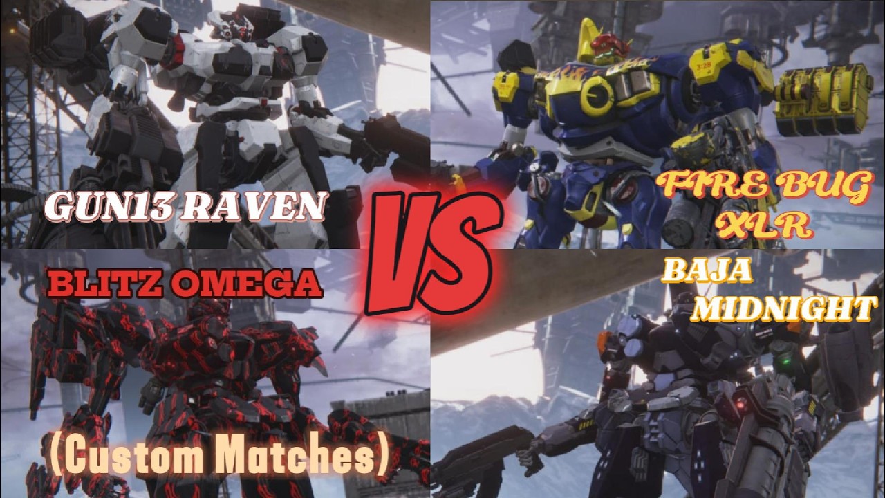 Armored Core 6 - Vs GUN13 RAVEN and BLITZ OMEGA