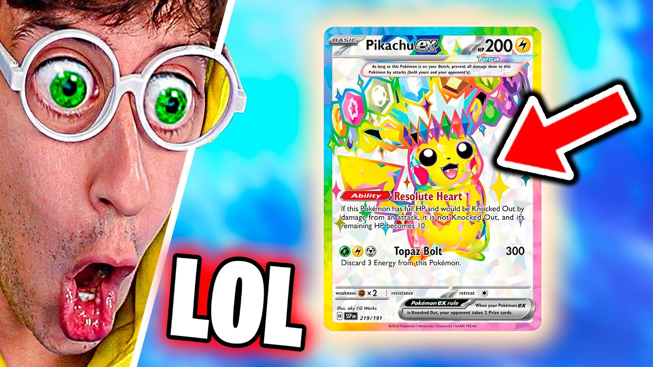 Mi primera CARTA DIAMANTE 💎🤑!! (Abro Caja Pikachu x20 Sobres) - Pokémon TCG