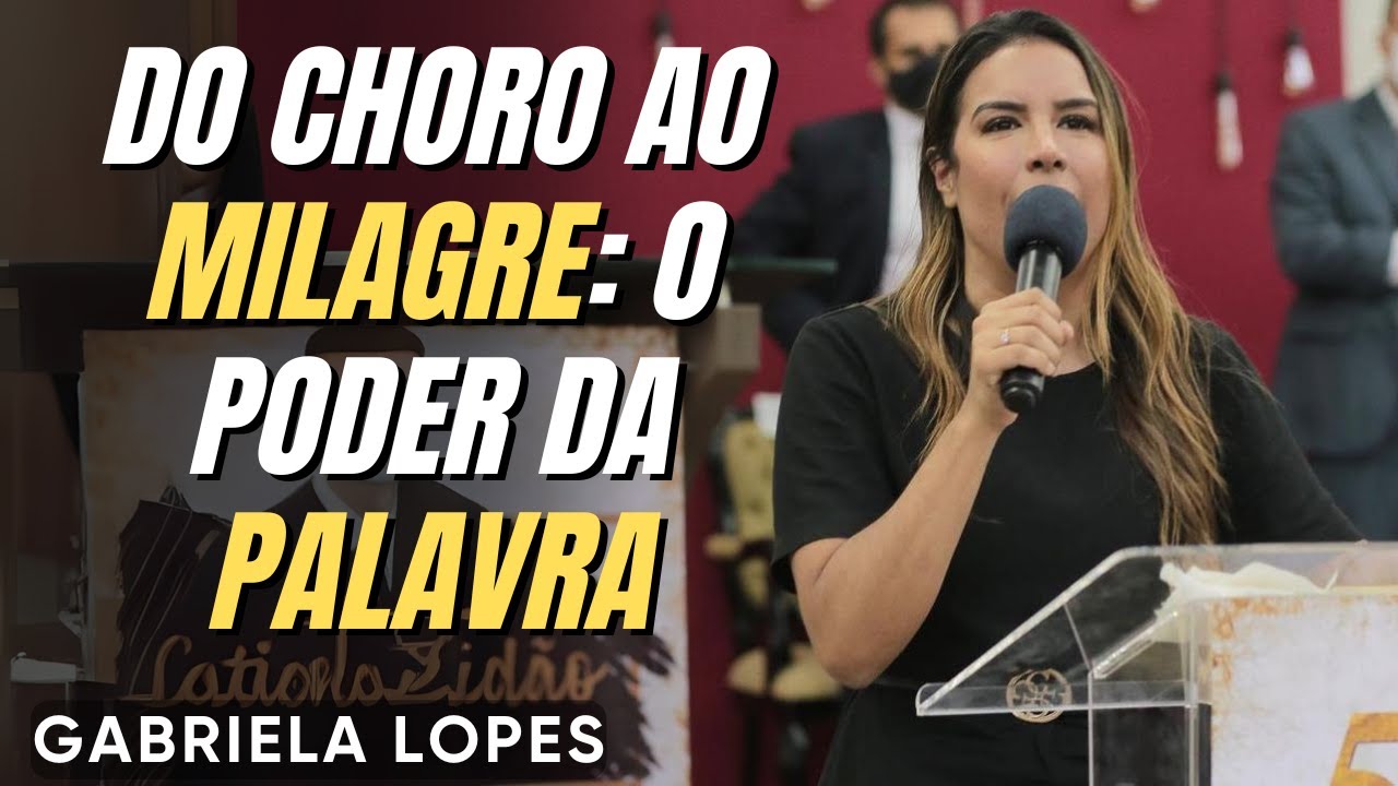 A PALAVRA DE DEUS &Eacute; O TEU SUSTENTO - GABRIELA LOPES 2025 - Prega&ccedil;&atilde;o Forte 2025