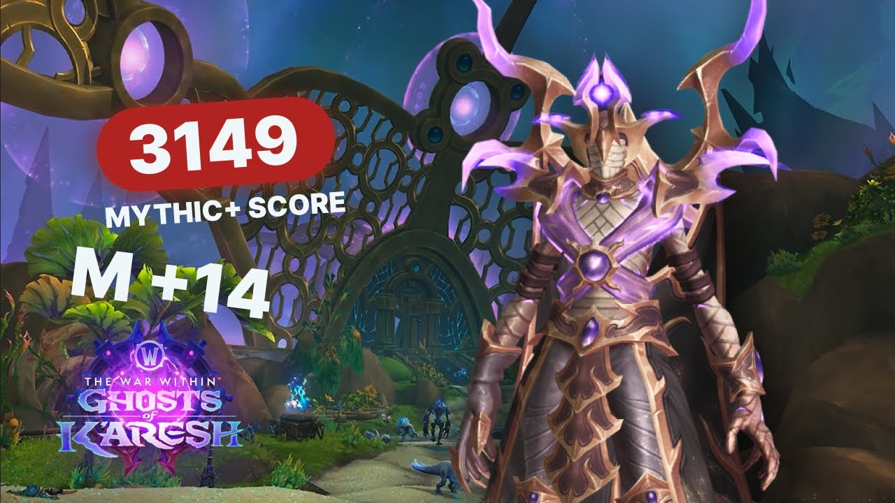 Shadow Priest у +14 Eco-Dome Al’dari | WoW M+ The War Within