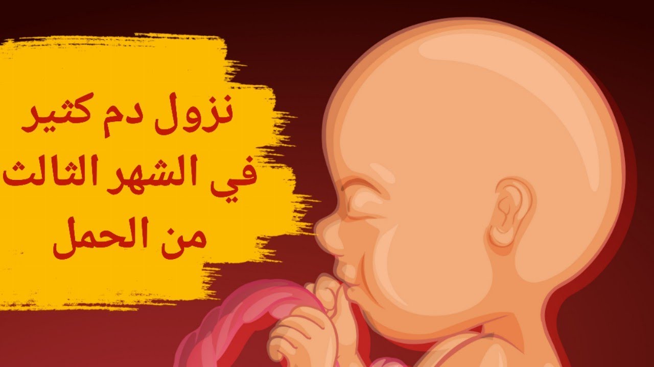 نزول دم كثير في الشهر الثالث من الحمل | ما هي علامات الخطر في الشهر الثالث من الحمل؟