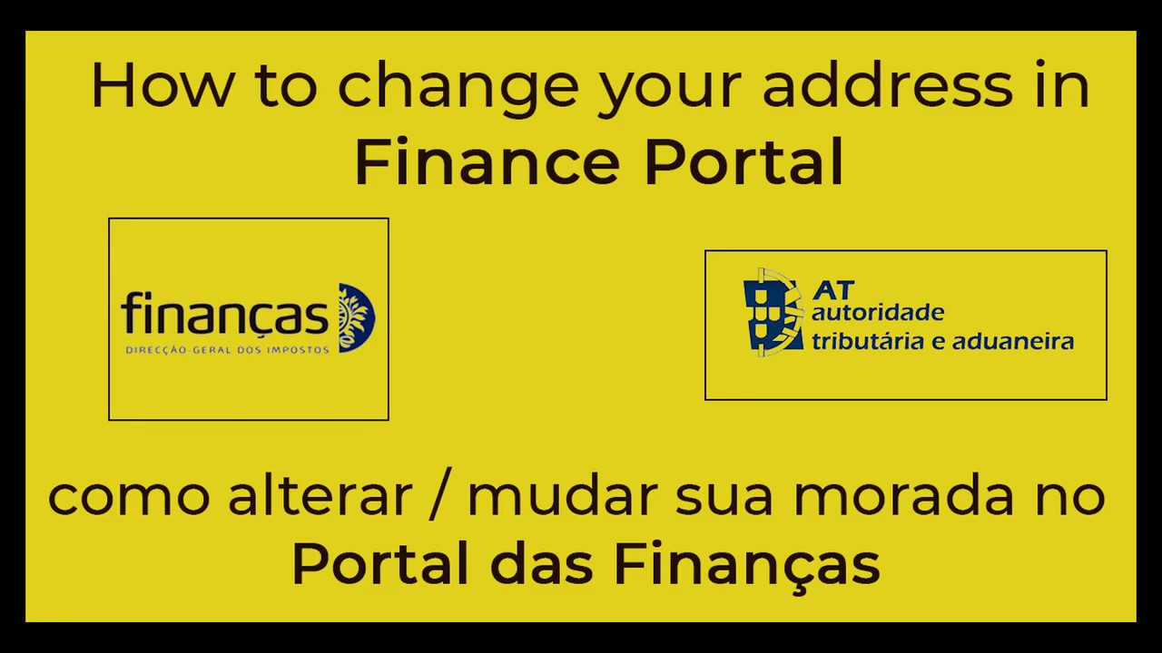 How to change Finance Address Online [ Explained in English]