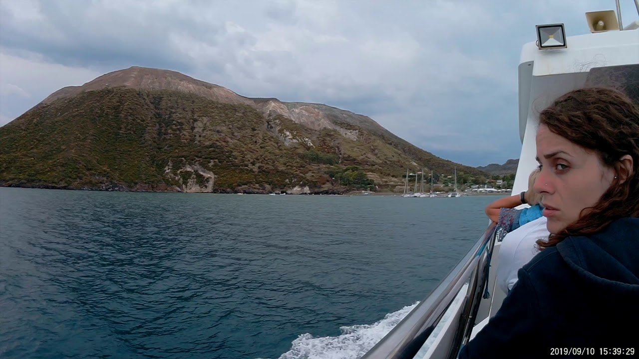 Schifffahrt von Stromboli über Lipari und Vulcana nach Tropea