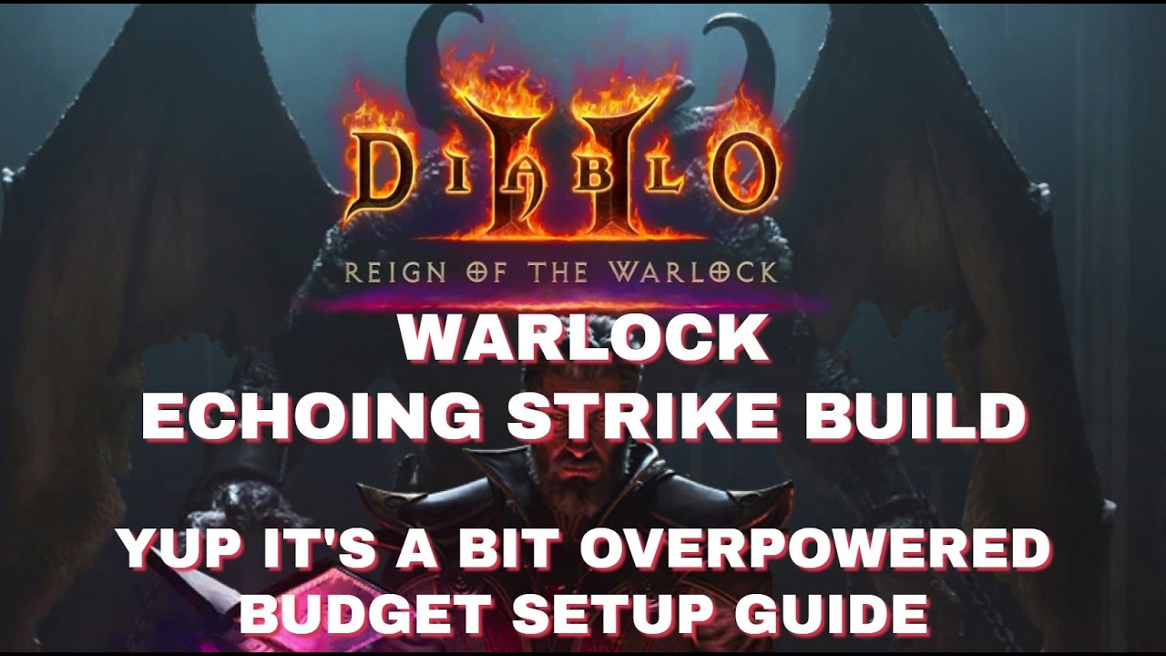 DIABLO II RESURRECTED Warlock ECHOING STRIKE Build Guide - Yup this one is a bit overpowered...