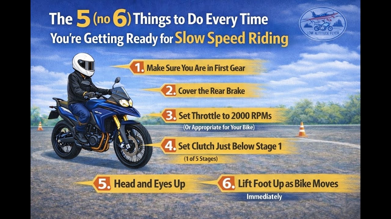 Slow Speed Techniques, 5 Things to Do