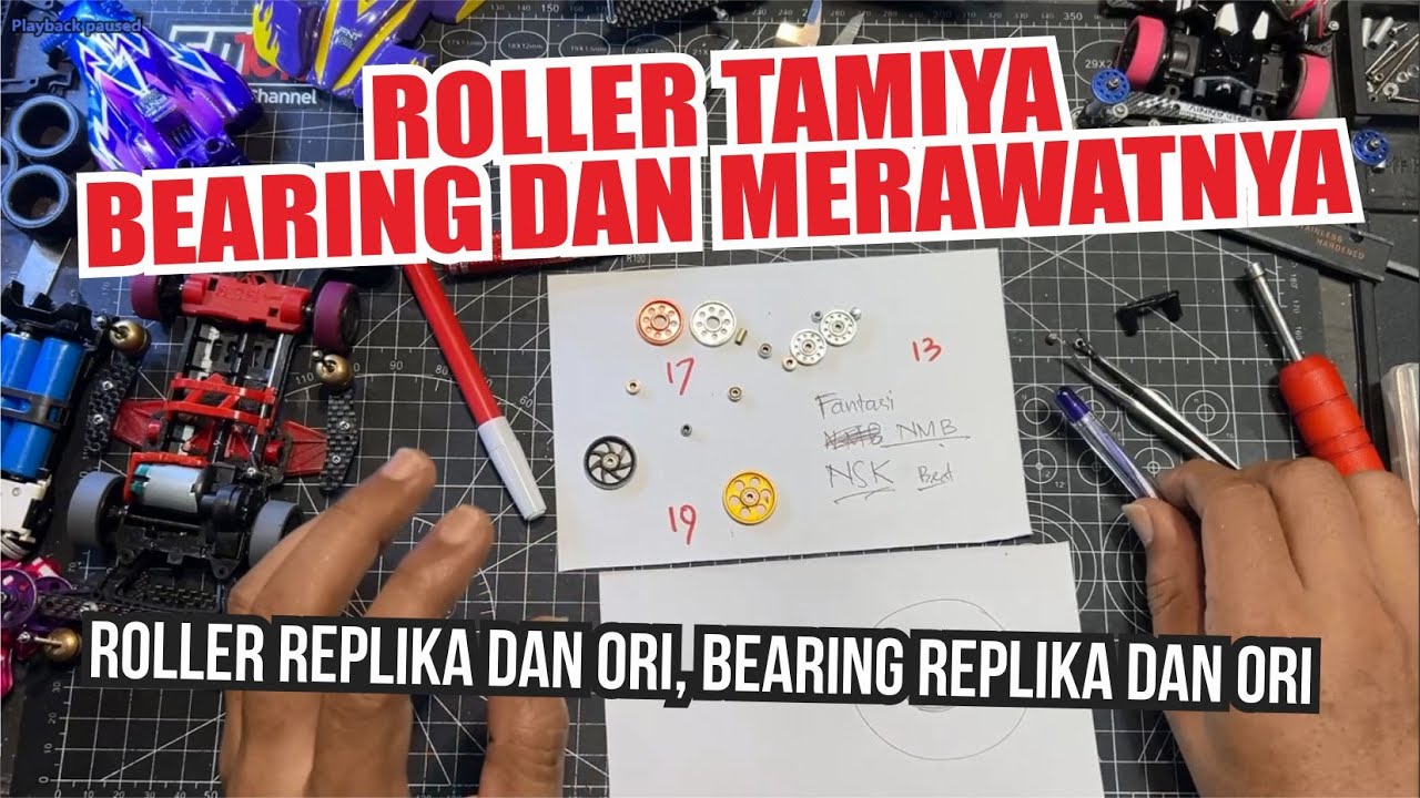 Cara Penggunaan Roller Tamiya dan Cara Memperbaiki