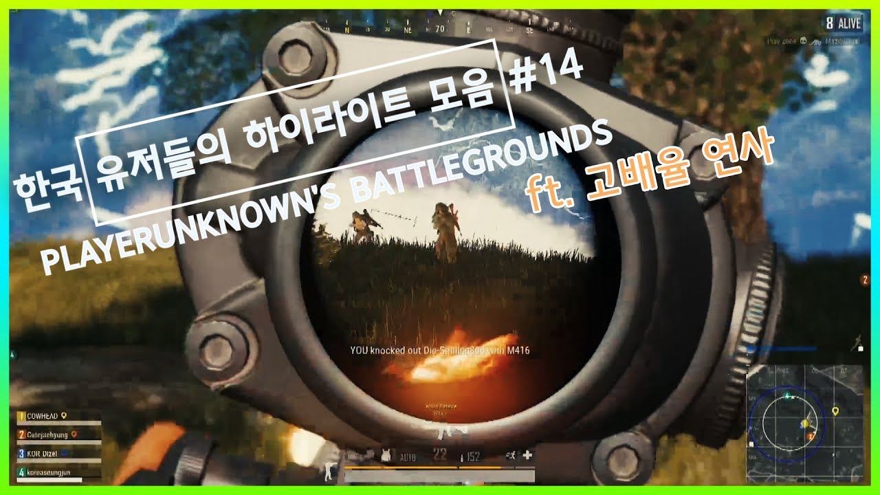 한국 유저들의 배그 하이라이트(배그 매드무비) #14 / PUBG Korea Best Moment #14