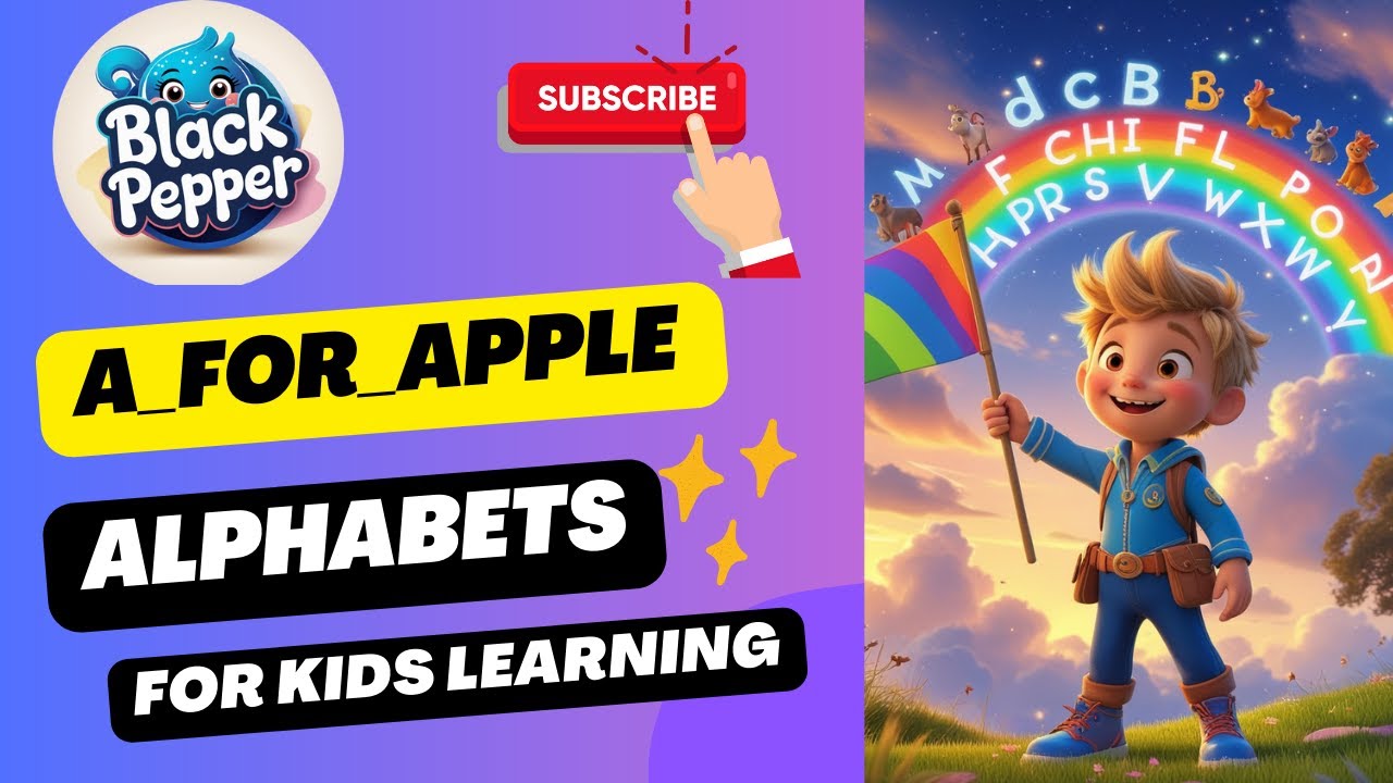 A for Apple |Learn ABC | Fun Alphabet Song for Kids | ABC for Kids
