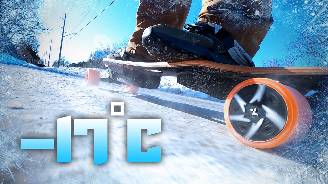 I Deep-Froze My Electric Skateboard To See What Happens