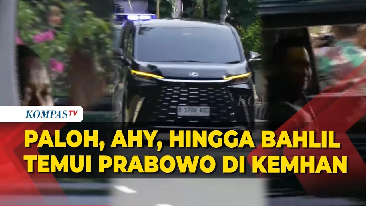 Detik-Detik Surya Paloh, AHY, hingga Bahlil Temui Prabowo Subianto di Kemhan, Bahas Apa?