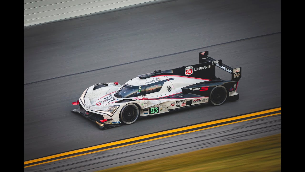 2025 Rolex 24 Hours at Daytona -  #93 MSR Acura Onboard night to day transition