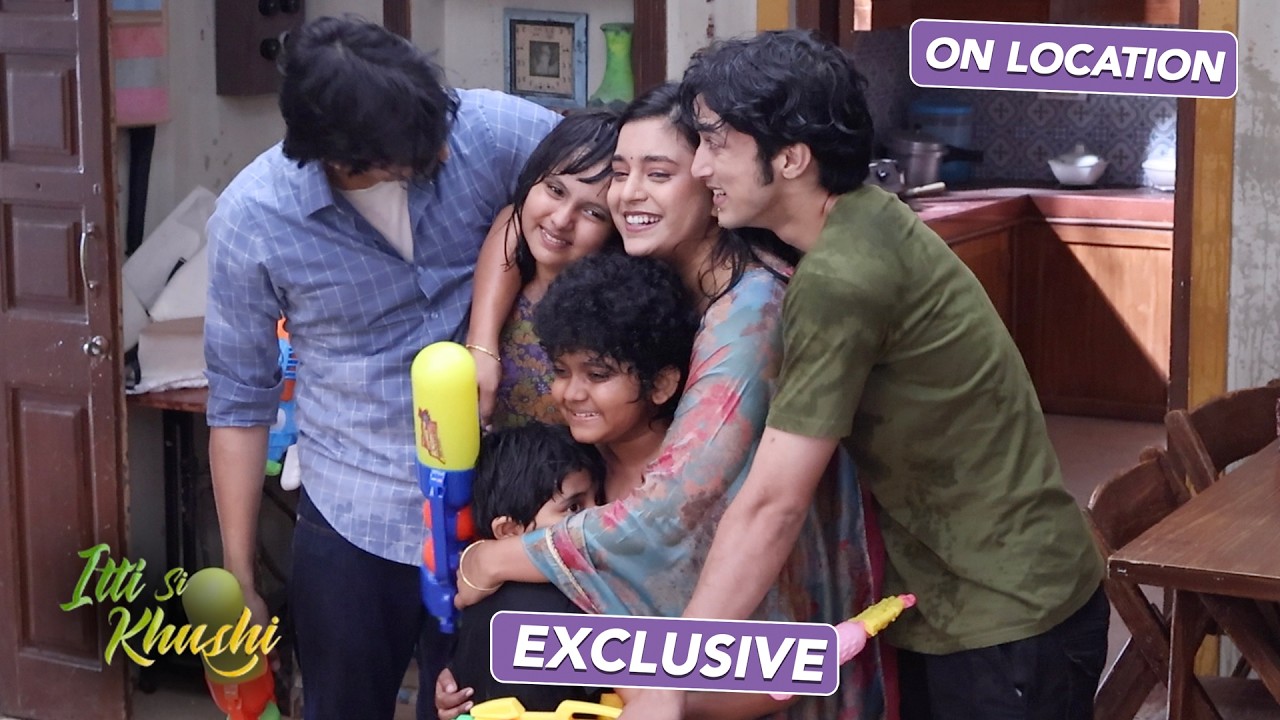 Itti Si Khushi On Location: Holi Ke Dhamal Mein Anvita Ki Zabardast Entry, Bachon Ke Saath Mission.